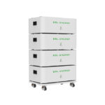 GSL ENERGY 5.12kWh 10.24kWh LiFePO4 stackable battery for hybrid inverter systems
