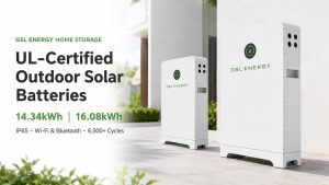 GSL ENERGY 14.34kWh & 16.08kWh Outdoor Solar Battery | UL-Certified Energy Storage for the Americas